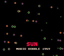 Mario Bobble Title Screen